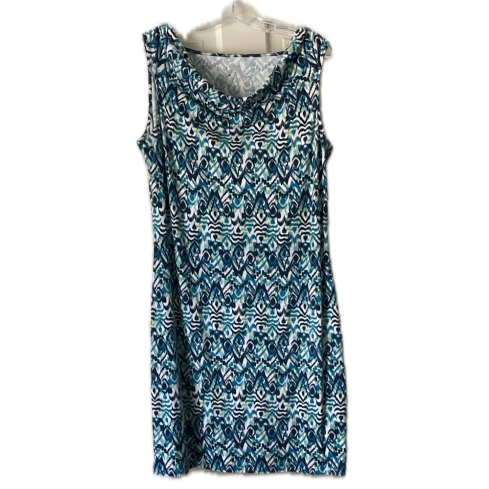 Title nine Blue and White Sleeveless Sundress
